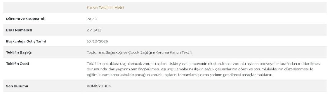 Ülkemizde tüm çocuklara aşılar zorunlu olmalıymış, aşı yaptırmayan aileler yüksek miktarlarda maddi cezalar vermelilermiş, aşısız çocuklar okula alınmamalıymış.
Bu despot uygulama için kanun teklifi vermişler <a href="/elifesendeva/">Elif Esen</a> aşıdan sakat kalan çocuklara da bakacak mısınız?
Aşı