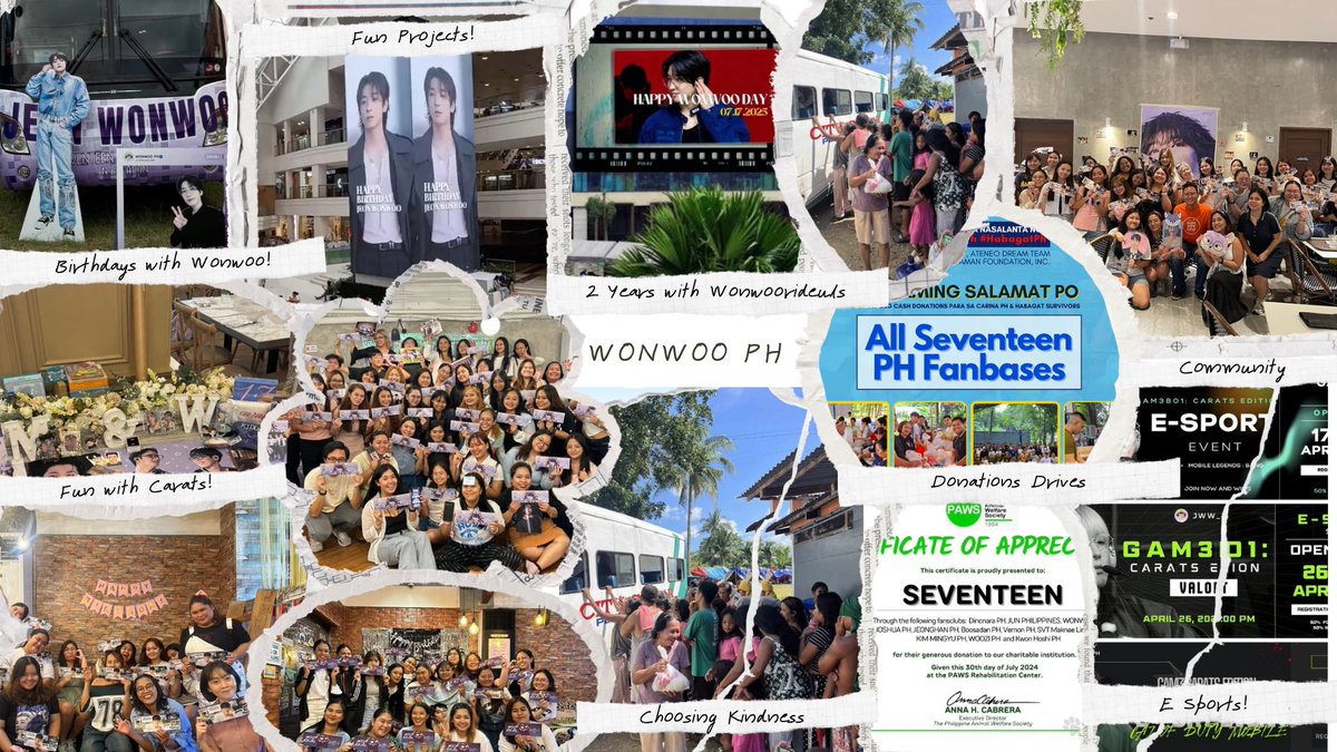 Two years ago, we started with one goal, to support and celebrate Jeon Wonwoo, especially here in the Philippines. Today, we celebrate something even bigger, the beautiful community we’ve built together.

To our Wonwoorideuls who have been with Wonwoo PH from the very beginning,