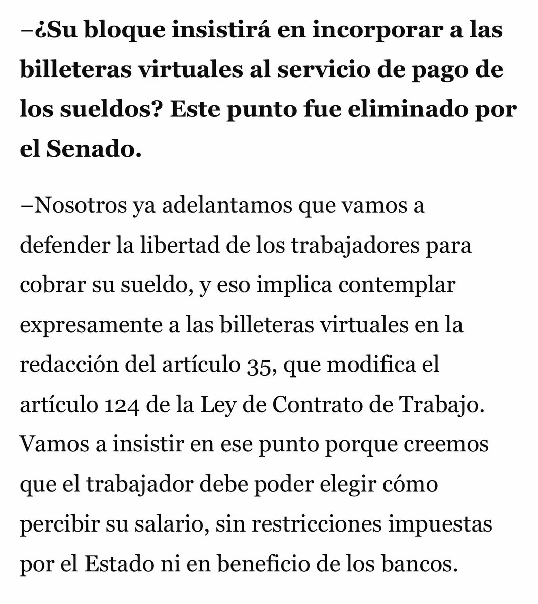 Acabo de leer una nota en La Nación.
Saben qué? 
SE VIENE LA ESTAFA DE LOS QUE FINGEN POR UN DÍA DEFENDER TUS DERECHOS Y BAJANDO SÓLO UN ARTÍCULO (QUE YA RECONOCIÓ LA MISMA BULLRICH QUE ES UN ESPANTO) LE VAN A VOTAR AL GOBIERNO TODA LA REFORMA LABORAL CON LAS DOS MANOS. 

QUE NO