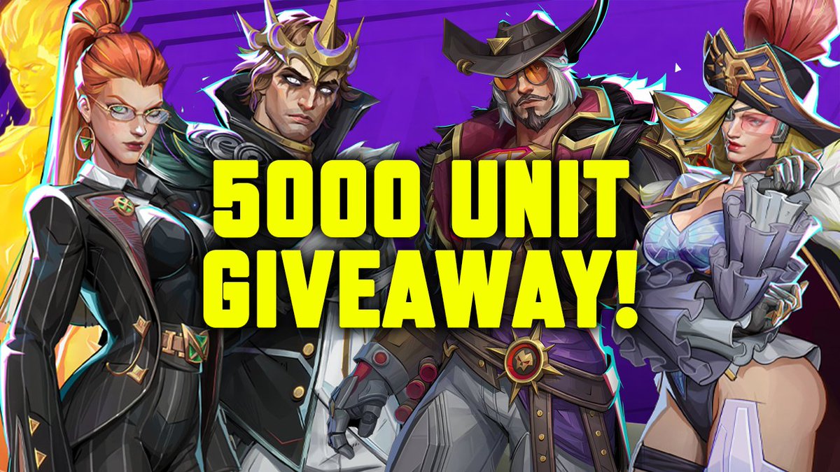 Too many dope costumes releasing and not enough units to get the ones you want? 
No worries as I am giving 5000 units to one lucky duo! (2500 each)
To enter:
✅Must be following
✅Like + RT
💬Tag your duo and comment who your main is! 
Winner Chosen Feb 27th! #MarvelRivals