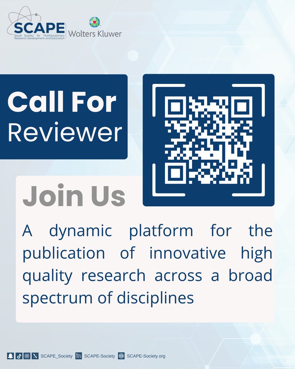 SCAPE Journal for Multidisciplinary Research tweet media