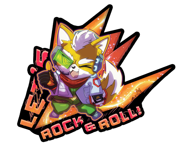 MadcatandBOB's tweet photo. Two new brands have been added to the Start Fox sticker pile #WolfO'Donnell #FoxMcCloud https://t.co/oWQ1any6HG