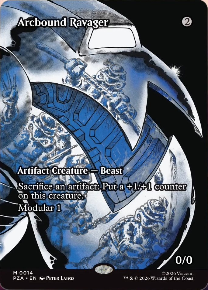 MTG x TMNT・ソースマテリアル】 《電結の荒廃者/Arcbound Ravager》