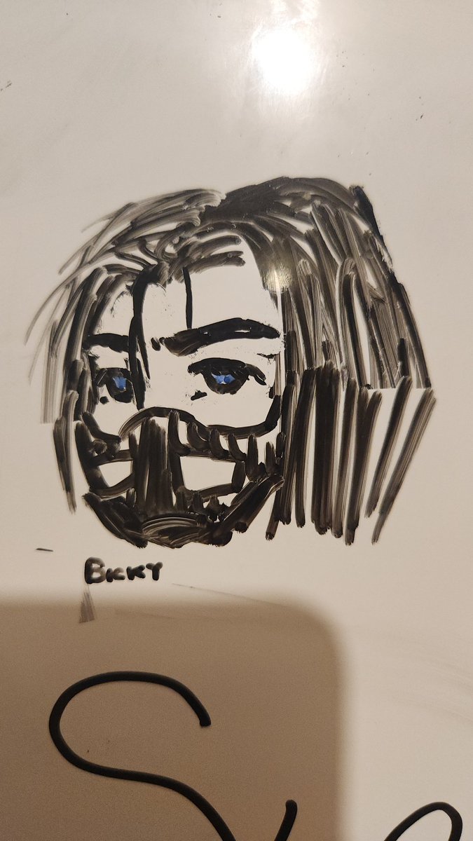 I left the room for FIVE MINUTES and I come back to this. Who drew it? 🤨