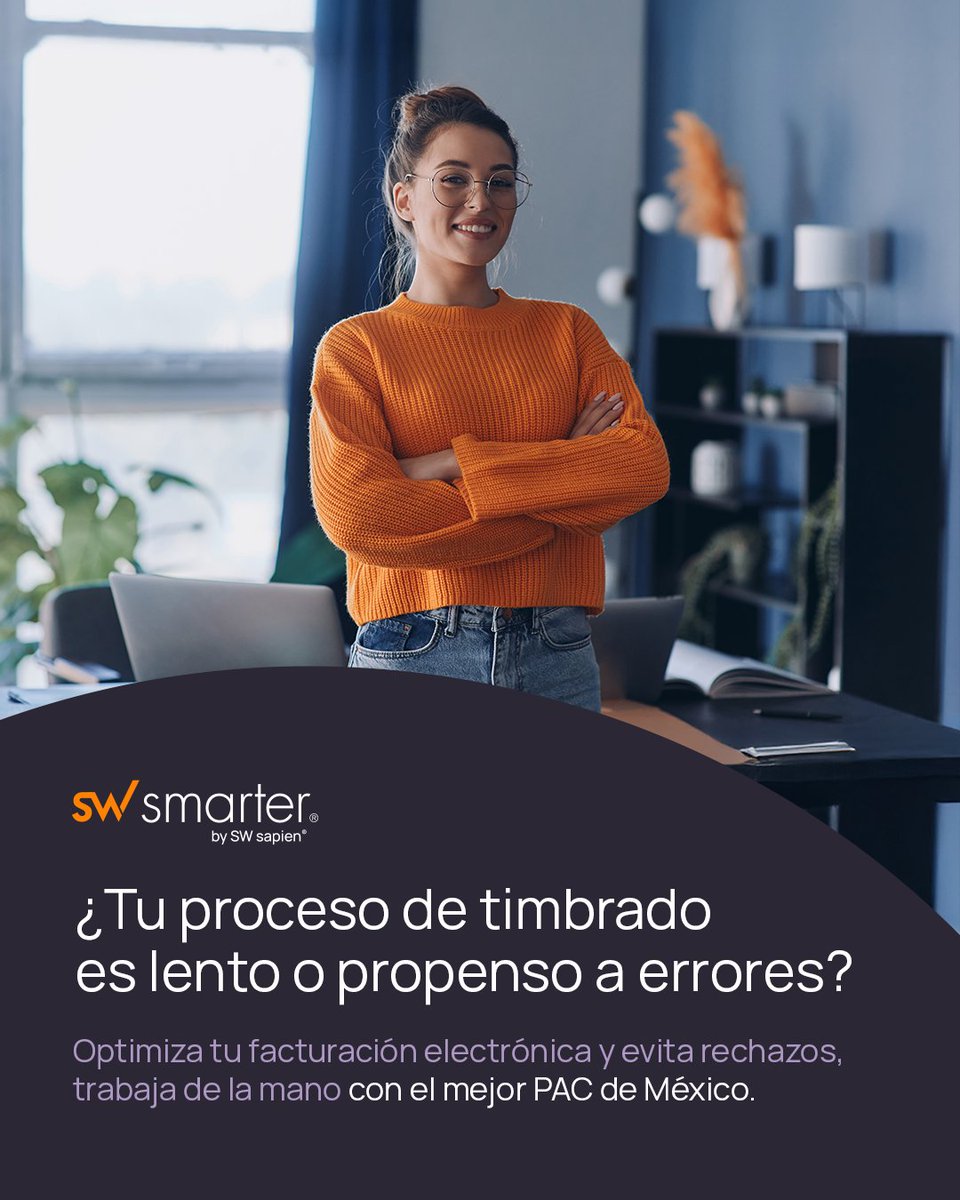 SWsapien's tweet photo. SW Smarter® Timbrado te ofrece:

🟠 Respaldo de un servicio Multi-PAC
🟠 Respaldo de un servicio Multi - Nube

Descubre cómo: https://t.co/1uodTL3XJd
#CFDI #TimbradoSAT #ERP #SWSmarter https://t.co/oudKr6YmlU