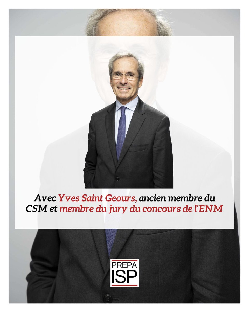 #PODCAST : Interview de Yves Saint Geours, ancien membre du CSM et du jury du concours de l’ENM

🎙️Pour écouter nos podcasts : prepa-isp.fr/nos-podcasts/

➖
#droit #justice #etudiantendroit #prepa