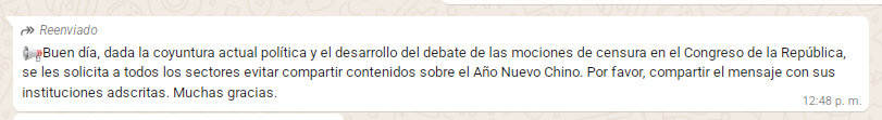 AlonsoRamosG's tweet photo. Mensaje de hoy a los directores de comunicaciones del Ejecutivo. https://t.co/yDpSCuZlrG