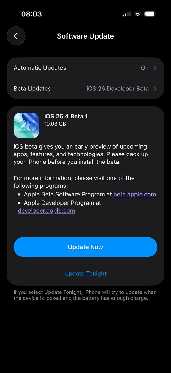 jamesrandall71's tweet photo. @zollotech Seems like a big update https://t.co/QE3ctBotC7