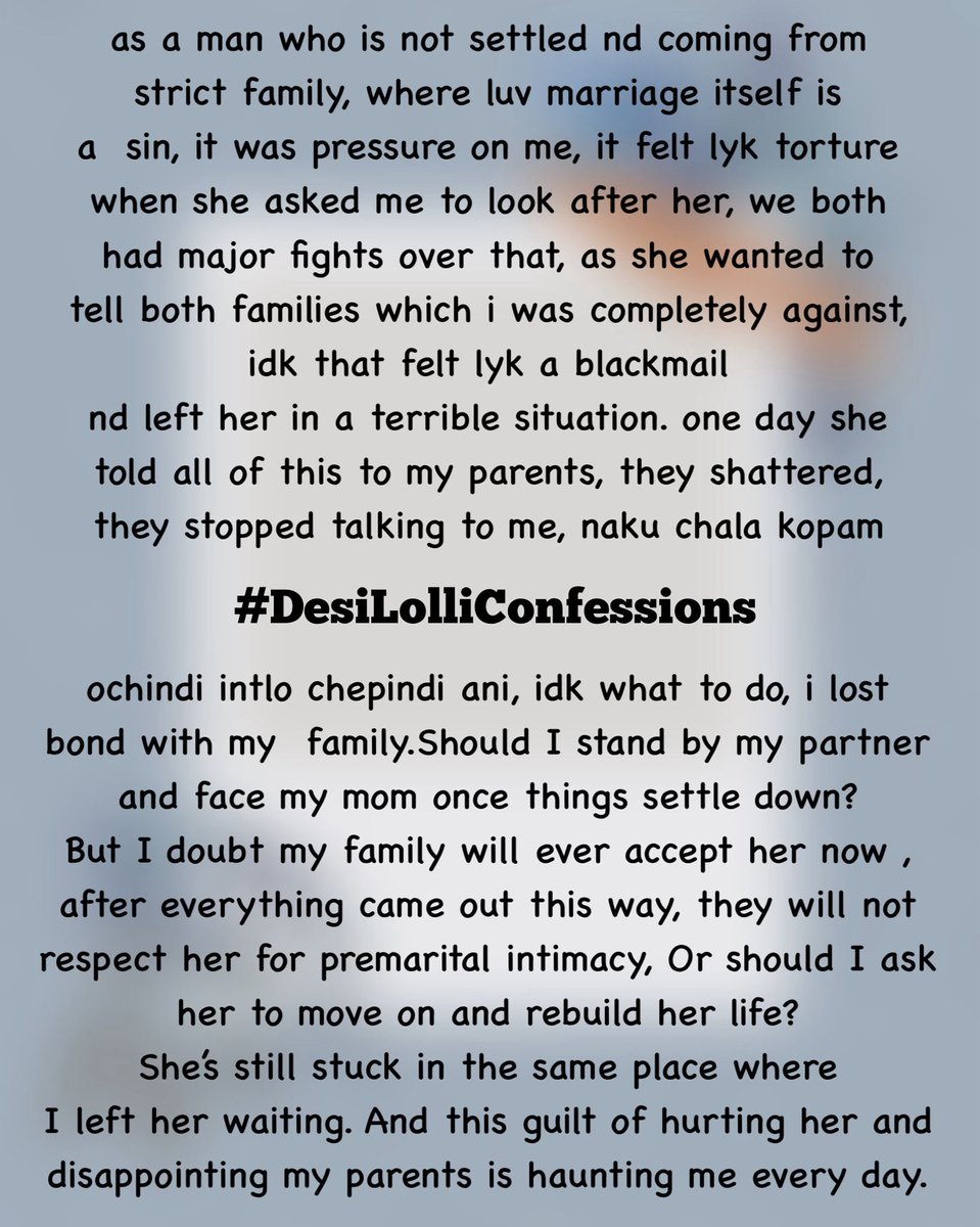 Desi Lolli Confessions tweet media
