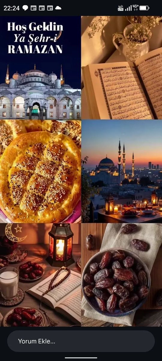 Ramazan'ın kokusu yayılıyor yeryüzüne. 

Yeryüzü  #Ramazan'a, gökyüzü dualara hazırlanıyor. Af ve mağfiret kapıları açılıyor. 

Allah'ım! Ramazan'ı bize hakkıyla idrak edebilmeyi nasip eyle...