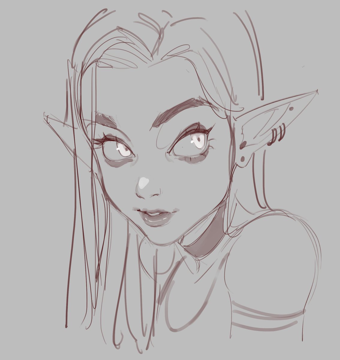 Zenx_png's tweet photo. A small sketch from our finished D&amp;D season.
Some stories stay with you longer than expected.
#dndart #fantasyart #conceptart #elfcharacter #digitalart https://t.co/Wk2s17BkpM