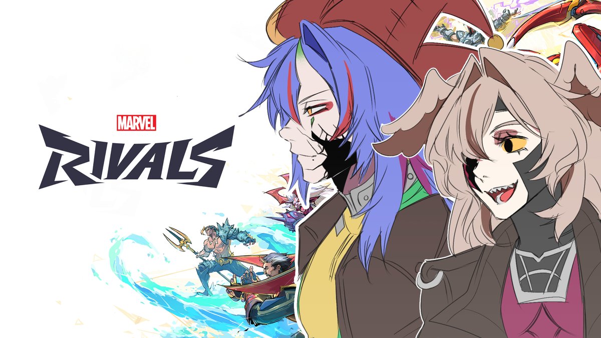 Playing Marvel Rivals with <a href="/tricksterkale/">Kale 🃏✨ | The Trickster</a> tonight at 6 pm CST! Make sure to drop by and say hi to the both of us hehe   

#MarvelRivals #Vtuber #VtuberEN
