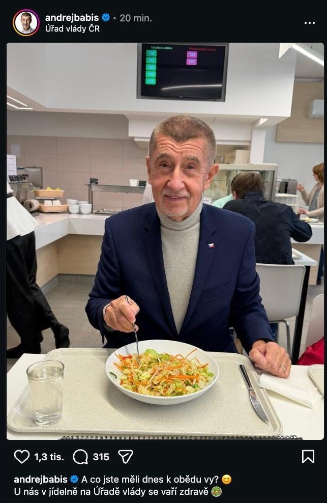 Babiše nevydáme.
Lidi: Pohoda vole.

7 miliard Babiš vracet nebude.
Lidi: Viděli jste včerejší díl Ulice?

Zvýšíme dotace pro Agrofert a sebereme ze školství.
Lidi: V Penny je akce na fidorky.

Babiš: Oběd v jídelně.
Lidi: Bravooo. To je pašák. Tak se to má dělat. Skvělé.