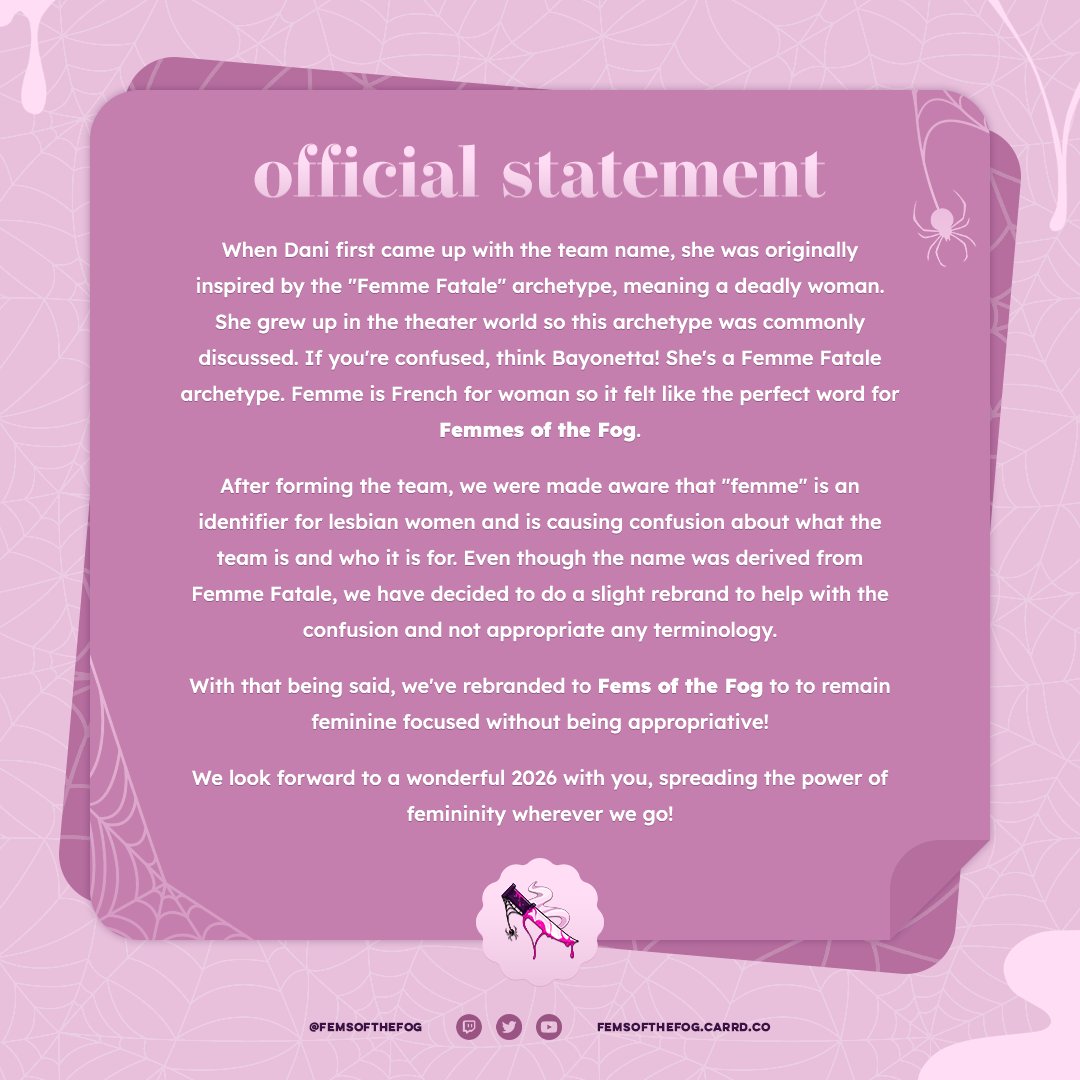 Fems of the Fog tweet media