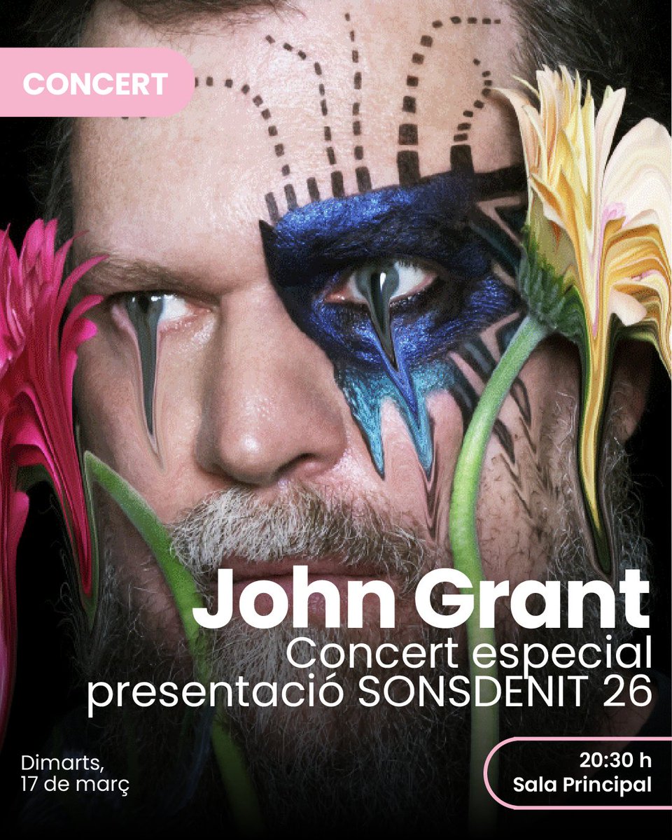 teatreinca's tweet photo. Propers concerts que ens esperen! ⤵️
#SonsdeNit · John Grant @fonartmusic
📆 17 de març
#FIMBI · Variacions Golderg @incaciutat (Cultura)
📆 1 de març
Entrades a la web! 🎫 https://t.co/zQdJ4xDOK7 https://t.co/RO6XvNmwEY
