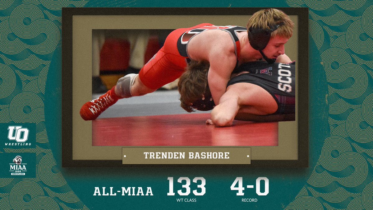 OlivetAthletics's tweet photo. Four members of The @UOlivetMWR team --Trenden Bashore, Kyan Larson, Gideon Loewen and Mason Knight -- have been selected to the 2026 All-@MIAA1888 Team.

READ -- https://t.co/lJnpgSnXJf

#GoCOMETS | #UONation | #d3wrestle https://t.co/OPnsih8Wmn