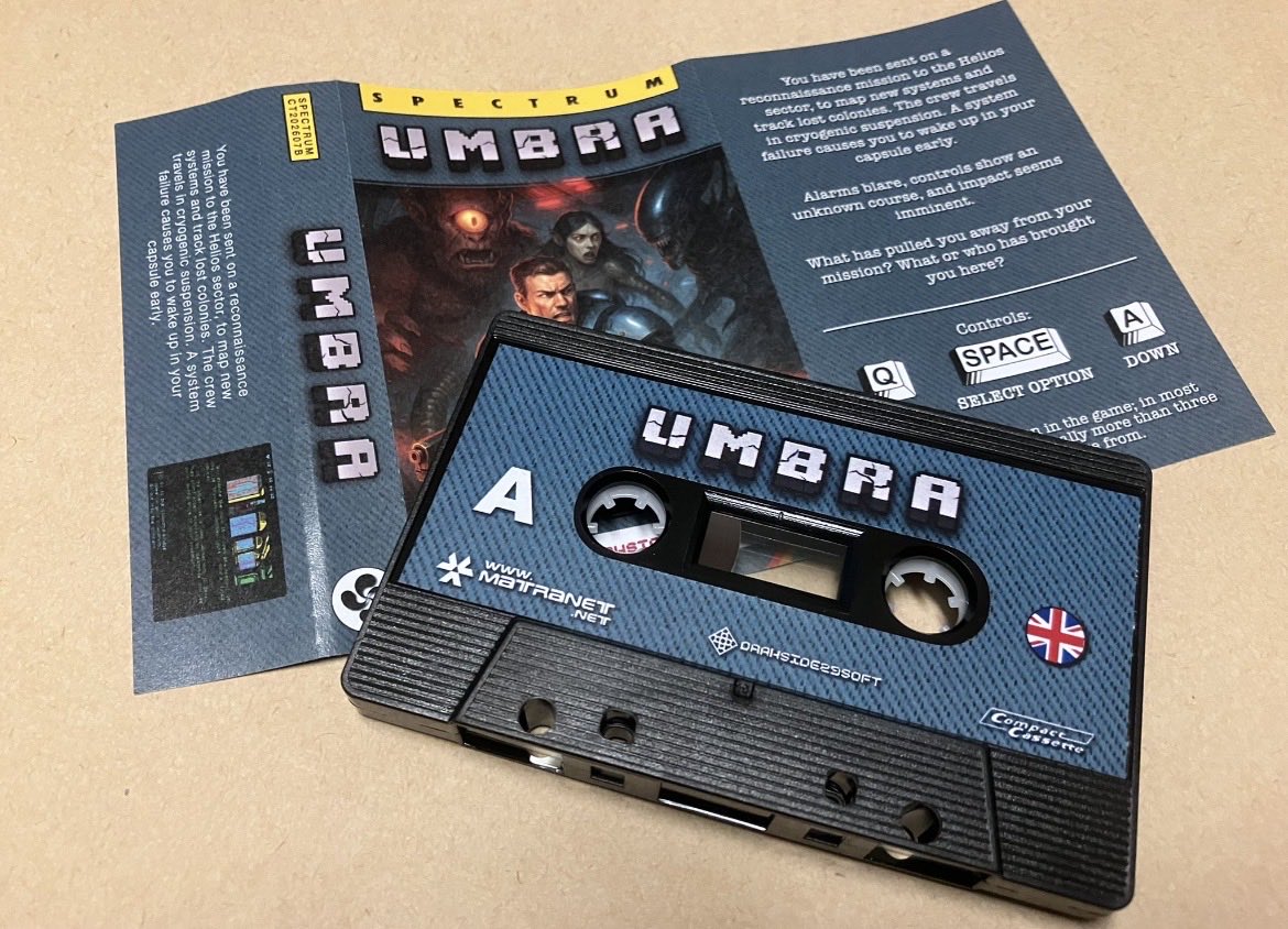 darkside29retro's tweet photo. En breve estreno oficial del nuevo juego de aventuras por opciones UMBRA. Pronto en el canal de @Spectrumerojavi . Ya puedes reservar tu edición en físico en la web de https://t.co/b0JcYsw0Nm https://t.co/Va0BE47Iiy