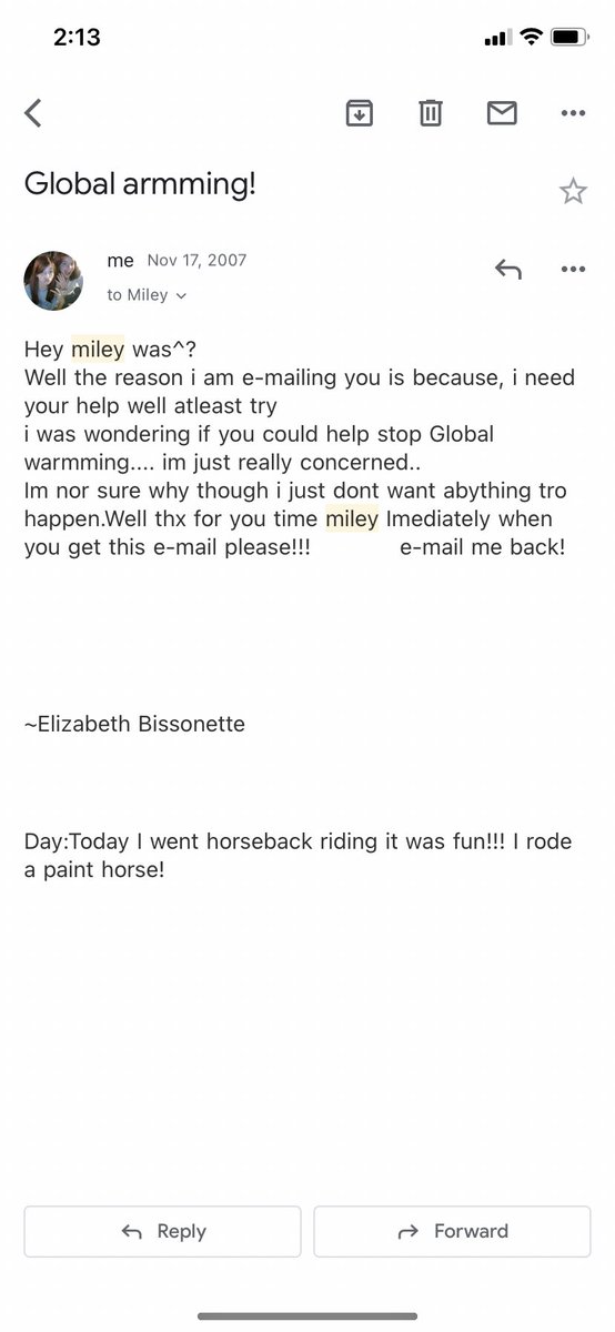 everything brings me back to this email i sent when i was 10
