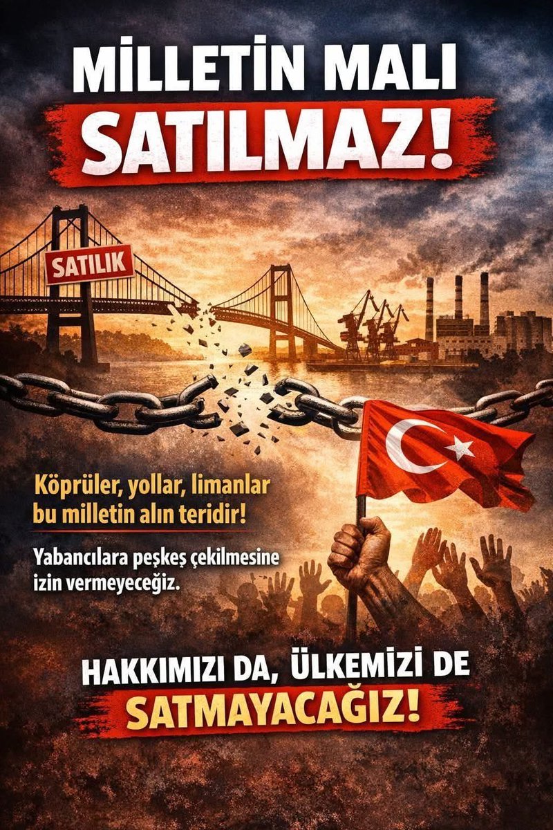 Google girin okuyun ne yitirdiğinizi öğrenin. Aklınızı oynatırsınız. 
Elde avuçta bir şey kalmayınca akıllarına yollar ve köprüler geldi. Ve bu ülkenin güzel insanları herşeyini yitirdikten sonra kış uykusundan uyanmaya tepki vermeye başladı. 
İlk sarı öküz satıldığında tepki