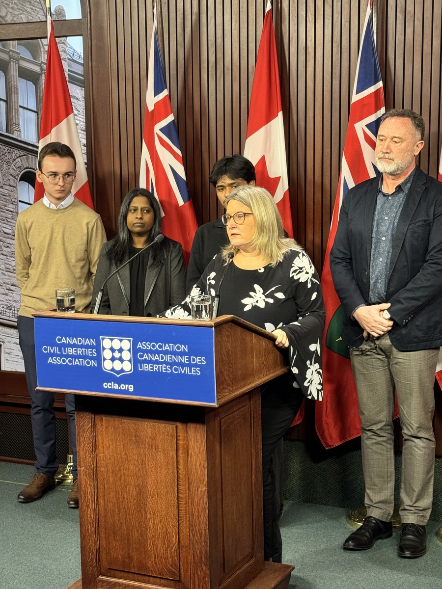 osstf's tweet image. Powerful voices at Queen’s Park today.

#OSSTF President @marthahradowy joined student trustees, union partners, and @cancivlib to call out the government’s takeover of seven school boards.

These actions create confusion, instability, and disruption in schools. They make it