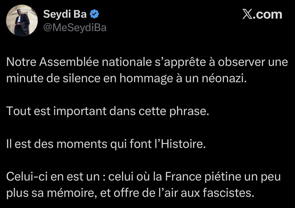 Voilà ce que postent les avocats d’extrême-gauche au sujet de la minute de silence pour Quentin. 

C’est gerbant.