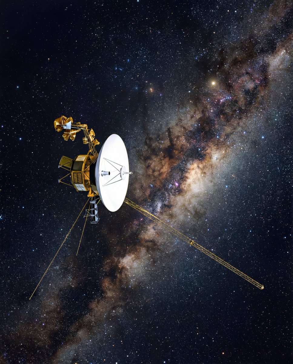 🚨: NASA confirms Voyager 1 will reach one light-day from Earth in 2026, after travelling for 48 years.