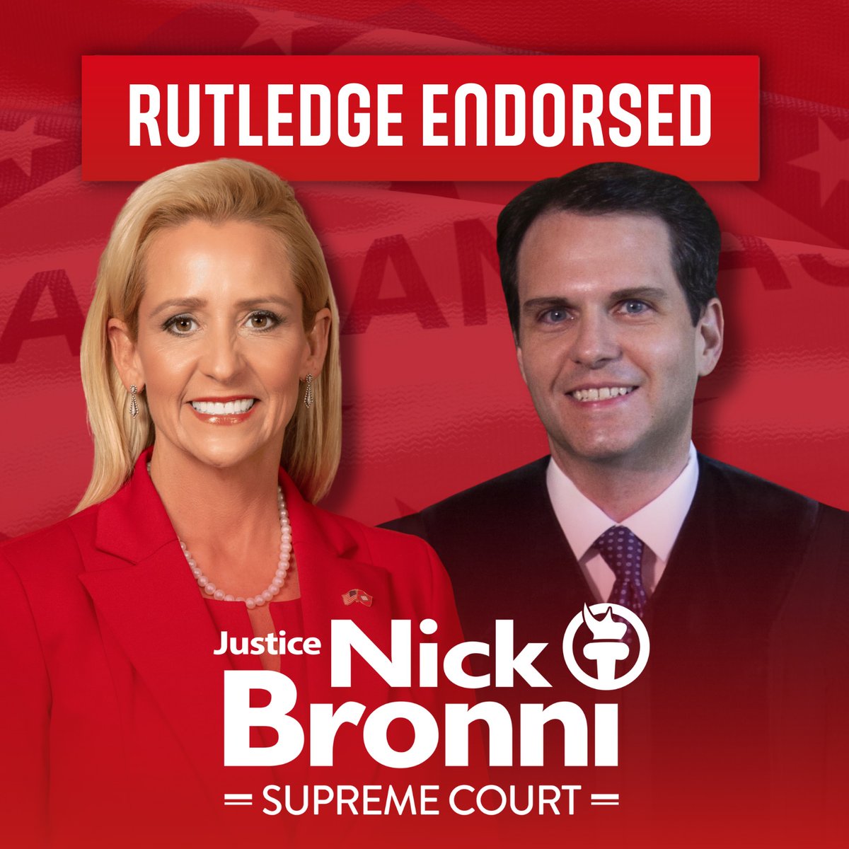 Today is the first day of early voting, and I encourage every Arkansan to get out and vote for Justice Nick Bronni.

As Attorney General, I hired <a href="/BronniForAR/">Justice Nick Bronni for Arkansas Supreme Court</a> as Solicitor General because of his brilliant legal mind and commitment to upholding our Constitution and the rule of