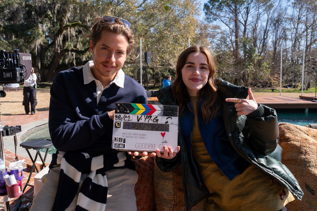 NatyRiccio's tweet photo. @PrimeVideo @AmazonMGMStudio @primemovies Cole Sprouse and Kiernan Shipka reunion 🎬 2026 #GoodbyeGirl 2022 #Riverdale https://t.co/Wsqgl7Az0q