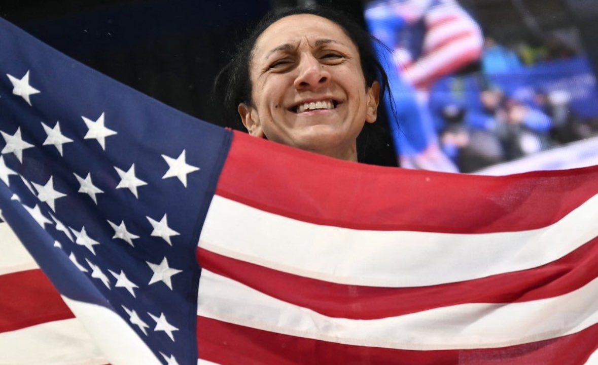 LilaGraceRose's tweet image. 41-year-old bobsledder Elana Meyers Taylor just became the oldest Olympic gold medalist in history.

But her greatest title isn’t “Olympian.”

It’s being a mother of two precious deaf children — one with Down syndrome — and being openly Christian, placing God above every medal.