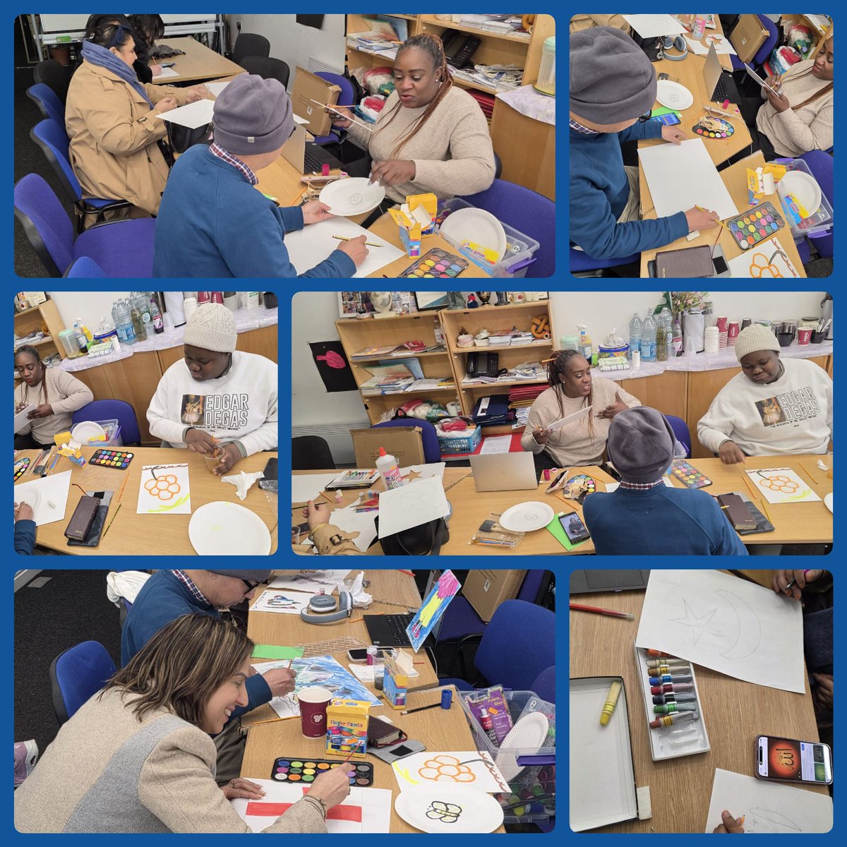 CAS_rochdale's tweet photo. Creativity met care at today’s CAS Carers Workshop 💙
Our carers braved the cold to reflect, connect, and share their stories on canvas. More than art, it was community in action.
#casrochdale #carerssupport #communitycare #creativewellbeing #bamecommunity https://t.co/lEgImLRJ1t
