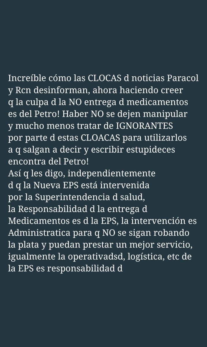 Nando_Ch3's tweet photo. @NoticiasCaracol Noticiero PARACO! https://t.co/CKsewLzQgp