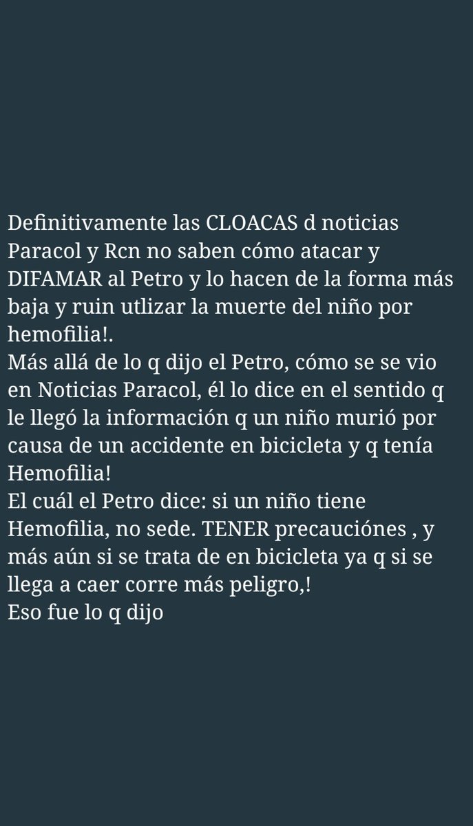 Nando_Ch3's tweet photo. @NoticiasCaracol Noticiero PARACO! https://t.co/T4yob92bKC