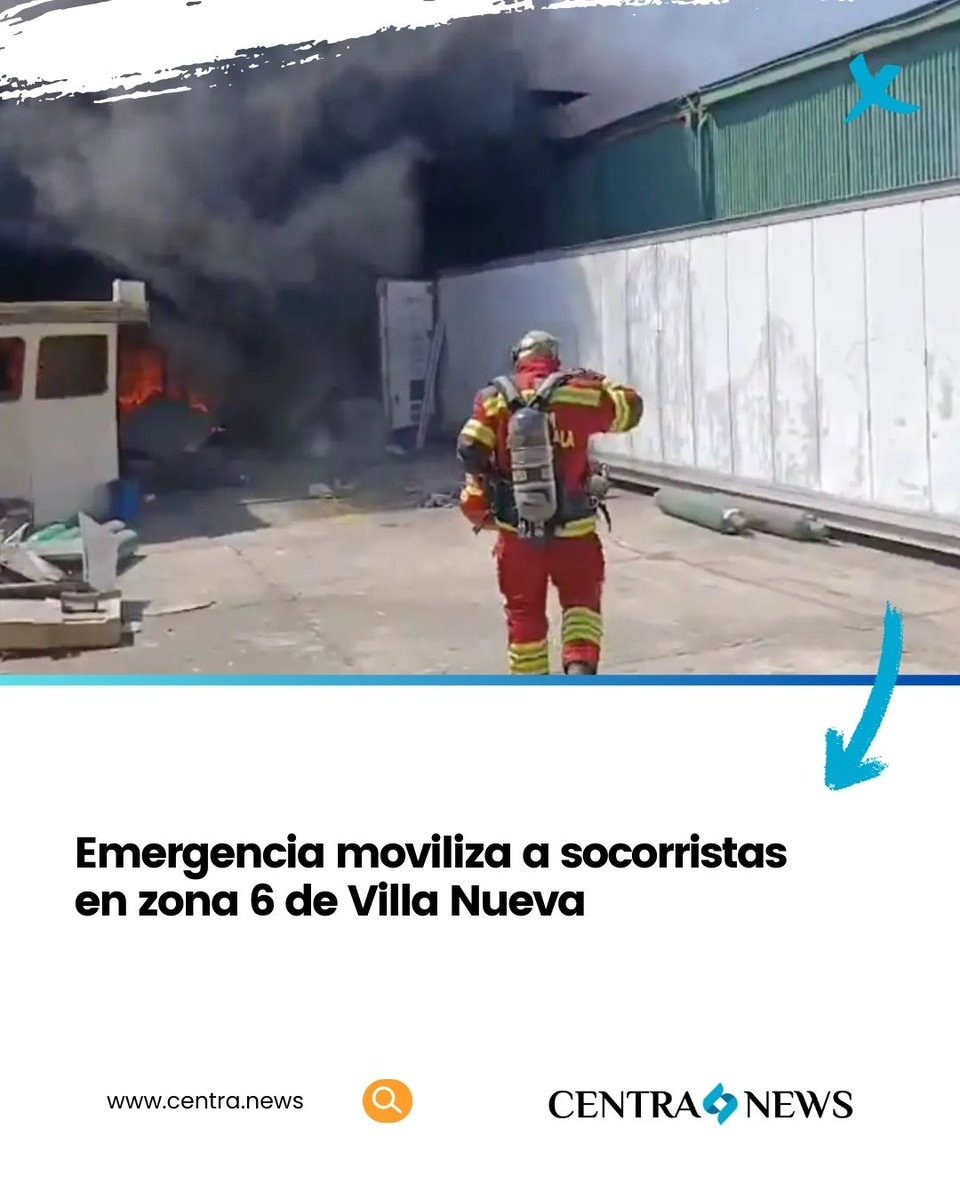 🚒⚠️ #AHORA | Emergencia moviliza a socorristas en zona 6 de Villa Nueva.

Un incendio de grandes proporciones se registra este martes 17 de febrero en una bodega ubicada en la 5ª avenida y 5ª calle, área La Joyita, zona 6 de Villa Nueva. 

Unidades de emergencia trabajan en el