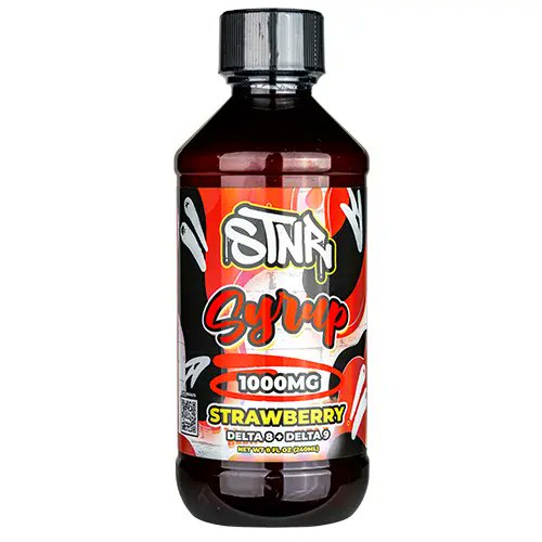 LawnmansHemp's tweet photo. Just had a Sprite and our new Strawberry Syrup from STNR. Big Chilling now. Try yours today. https://t.co/crEJ9JiVIG