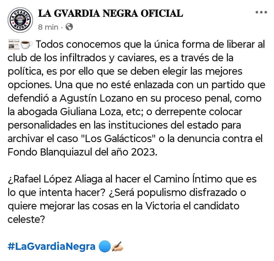 #LaGvardiaNegra