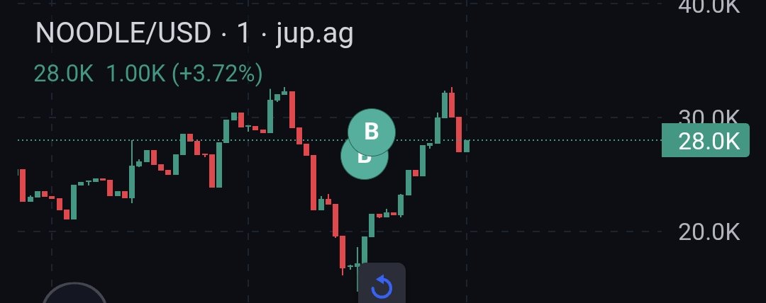 Bidding on dips here like a chad, only buy mode, because $Noodle inside the house 🐶🏠