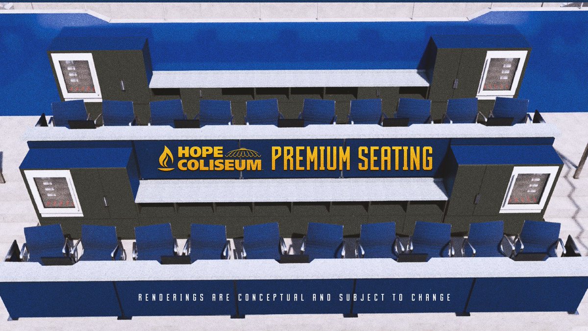 WVUSports's tweet photo. Premium seating options are coming to the Hope Coliseum! 

Designed to add comfort, convenience and luxury to an upgraded game-day experience, beginning in the 2026-27 season.

MORE INFO 🔗: https://t.co/G19VX8WKpF https://t.co/bis40w3zcm