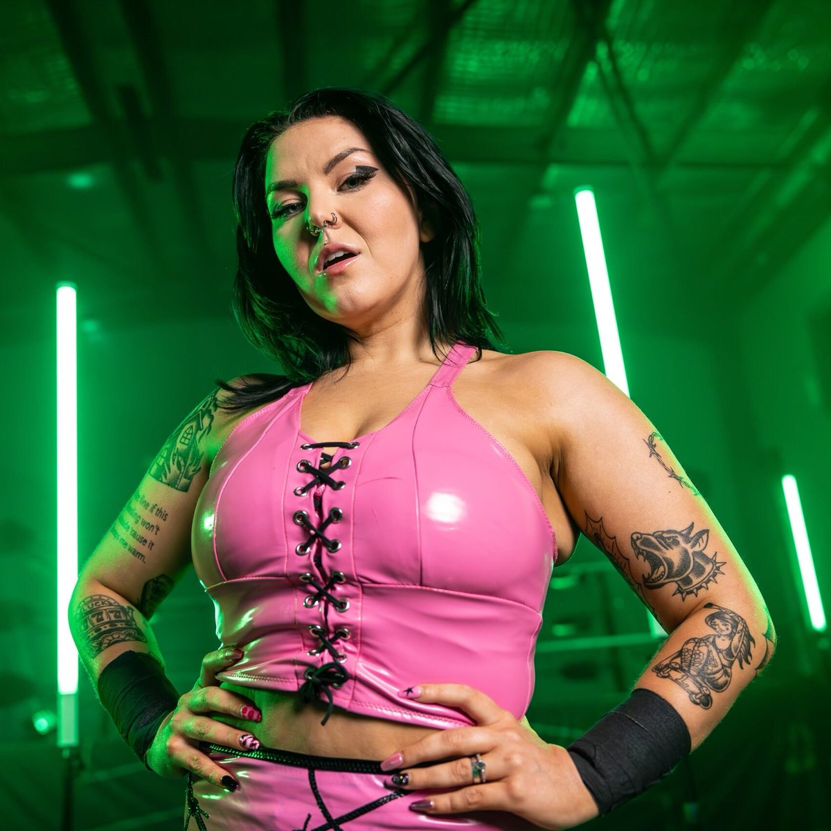 LWyatt_probably's tweet photo. Since we're busy adding teams to the #AEW Women's Tag division, I feel like  @charlievanspro &amp; @Kelly_WP could make a good duo (at least on paper). 

Who says no? https://t.co/xXTqDcqZW3