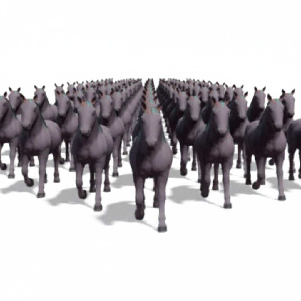 144p army horse strong