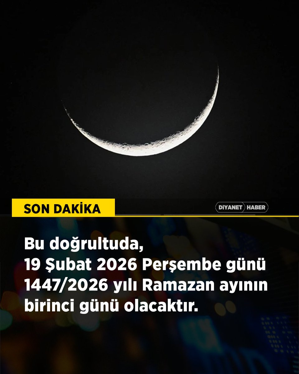 diyanethbr's tweet photo. Ramazan Ne Zaman Başlıyor?
Din İşleri Yüksek Kurulunda Açıklama
https://t.co/GceiLg4fyA
#SonDakika #DiyanetHaber #Ramazan https://t.co/JXAgnNLxoj
