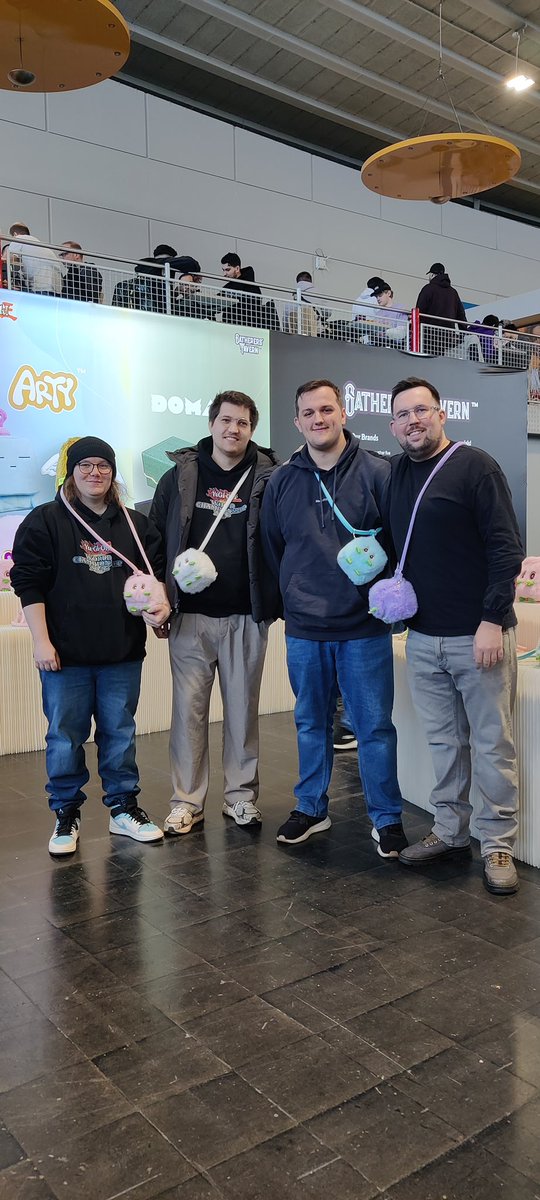 GatherersTavern's tweet photo. More moments from #ycsdortmund ✨So grateful to everyone carrying our products around the show!💜
#ycs #ycs300 #yugioh #gathererstavern https://t.co/TQffHqbsEO