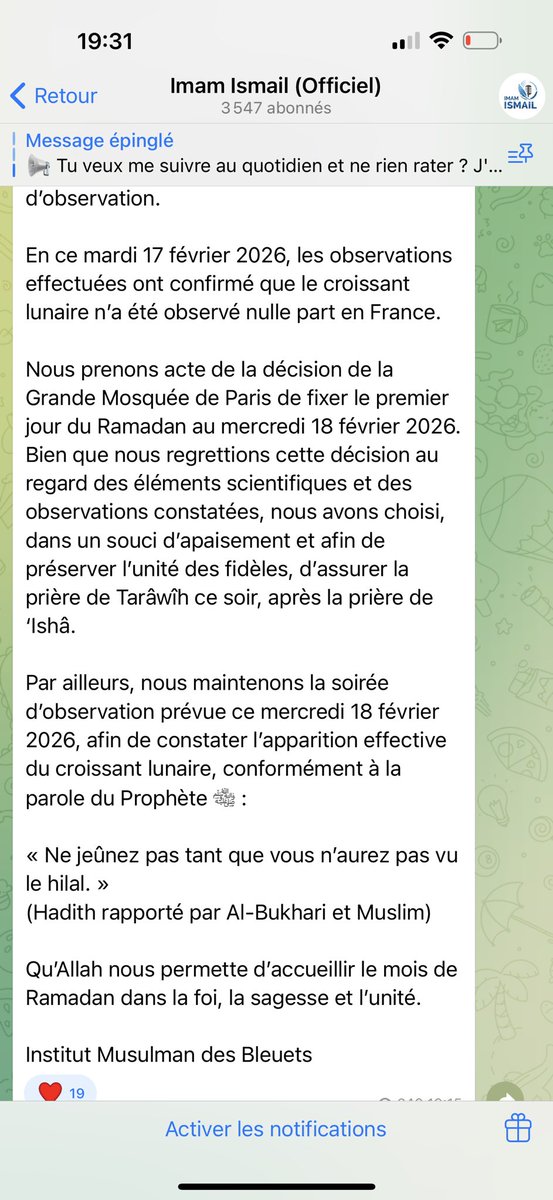 13djzr's tweet photo. La mosquée de mon quartier qui annonce ne pas avoir vu la lune mais ils font le tarawih ce soir c’est extraordinaire https://t.co/53nRYPrZyU