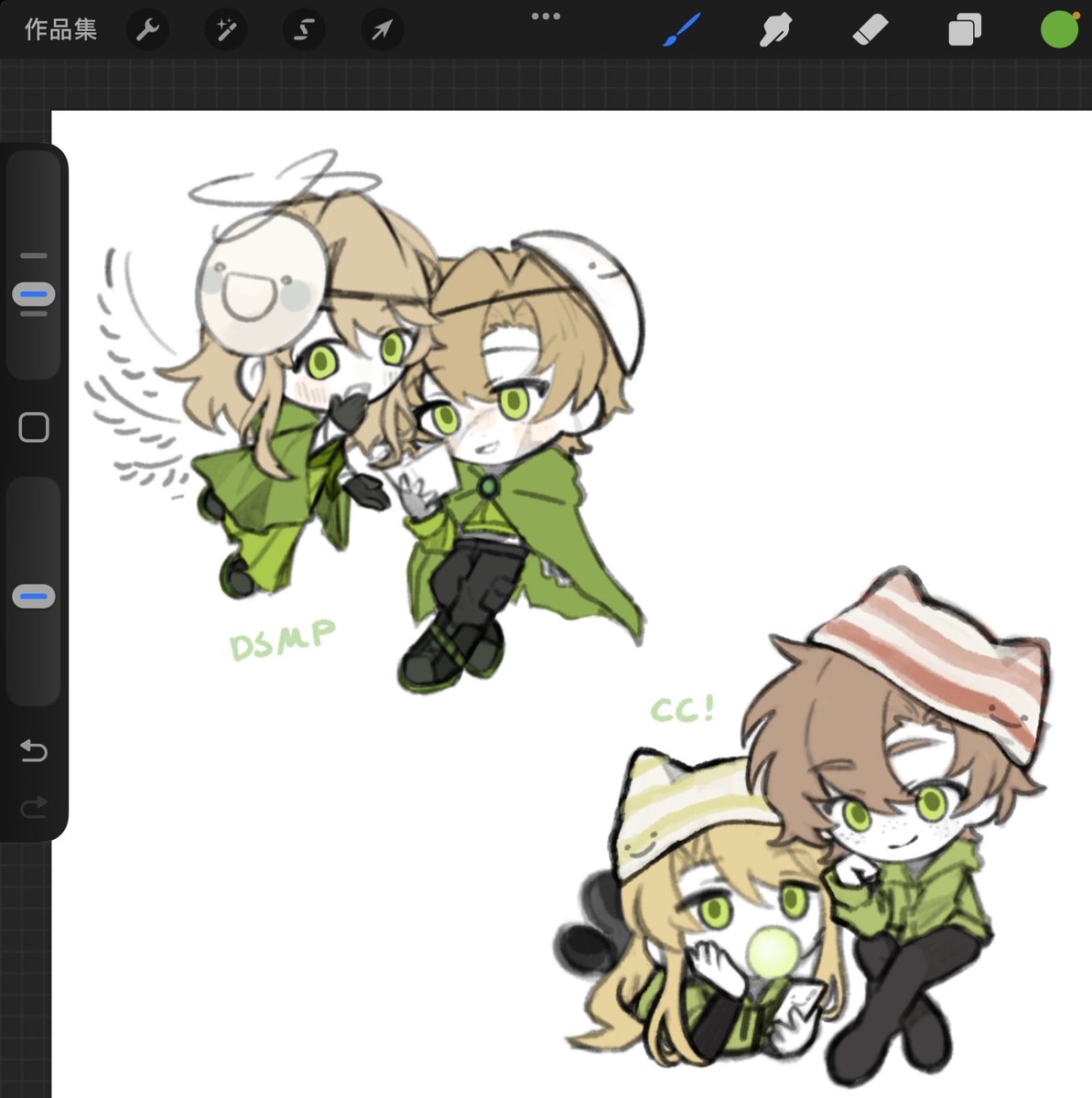 A_baobao_'s tweet photo. Sibling <3 https://t.co/s5Ay5D2sUS
