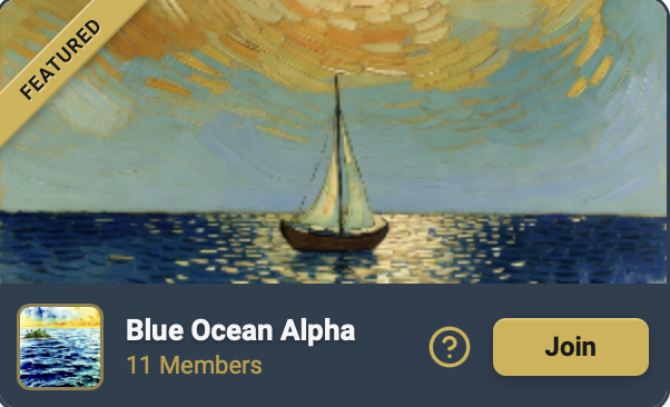 🚀 This Diode Zone is live on the Discover Page!  

The "Blue Ocean Alpha" Zone is a great example of how communities are using Diode Collab™ to create secure, always-on spaces for collaboration 🤩  

With the 1,000 Canister Zone Challenge from <a href="/DiodeFoundation/">Diode Foundation</a> now live, Zones