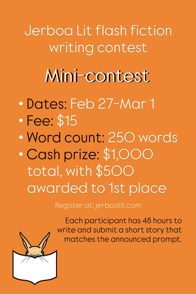 Jerboa Lit tweet media