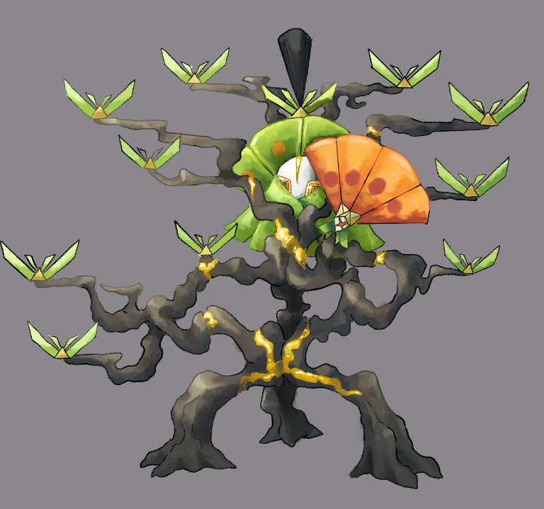 UB Bonsai: Tensei (Grass/Fighting)
A Ultra Beast that inhabits the same forests as Kartana, it commands them and  uses them in combat

#Pokemon 
#PokemonLegendsZA 
#pokemonfanart