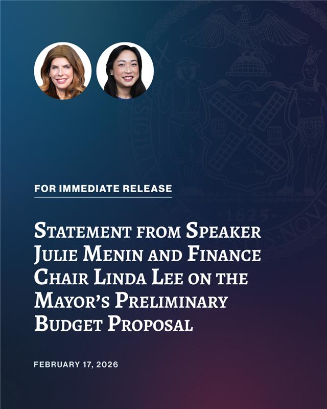 NYCCouncil's tweet photo. The Mayor’s Preliminary Budget begins an important conversation about NYC’s fiscal future.

The Council will release its own projections and closely review the Administration's plan to deliver a balanced budget that protects essential services and addresses affordability. https://t.co/wxB83iTW8J
