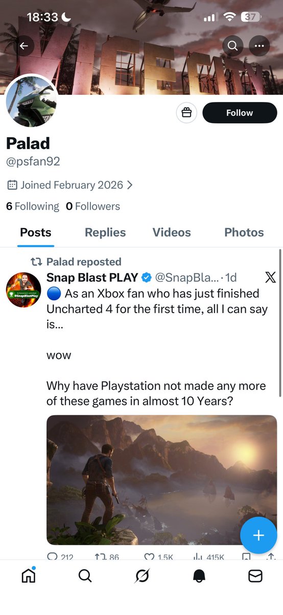 Hiw many more accounts is this guy gonna come back on. Palad1, XPalad1, SupeRight0, GamePadWarrior, EnthusiastPS &amp; now <a href="/psfan92/">Palad</a> .
Welcome back Paladin, I can see your stay here being a short one.
How long until you delete this one?