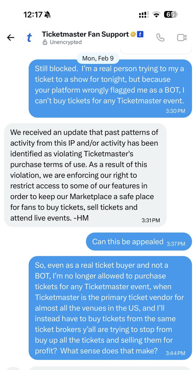 arod671's tweet photo. @midnightswnic @Ticketmaster @TMFanSupport https://t.co/cpLG5Q9XYW