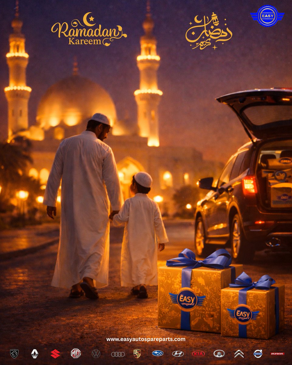 easyautox's tweet photo. Wrapped with care, delivered with trust.

This Ramadan, we gift your vehicle the quality it deserves.

Ramadan Kareem from Easy Auto Spare Parts. https://t.co/bEcdfoY9pV